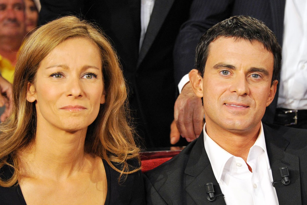Manuel Valls et son épouse Anne Gravoin. D. R.